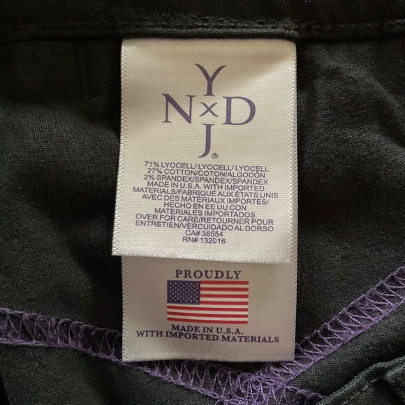 NYDJ Trouser Pant Sz 4 30x33.5 Black Original Sliiming Bootcut LiftXTuck Stretch - Picture 8 of 14